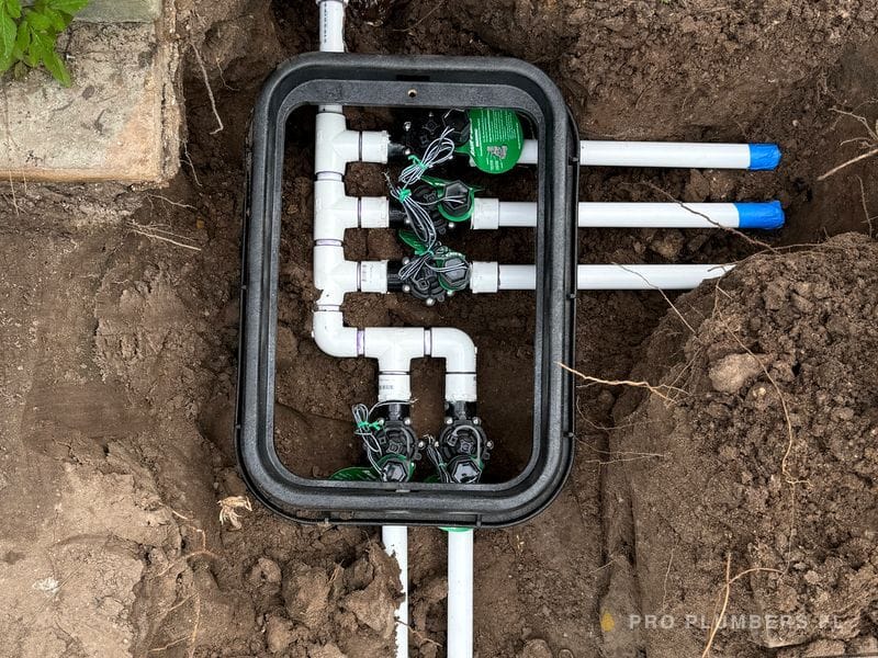 Irrigation zone valve manifold — Ruskin, FL