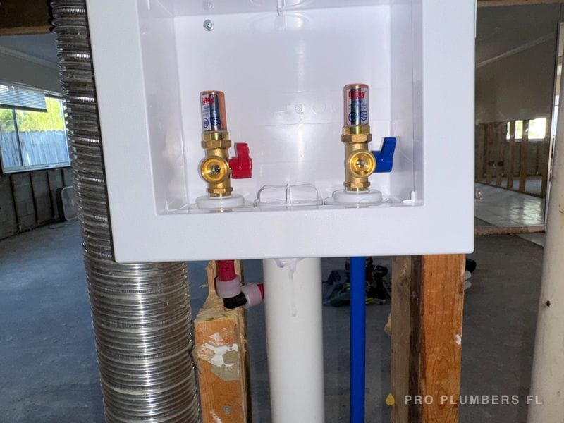 Repipe — new washing machine outlet box — St. Petersburg, FL