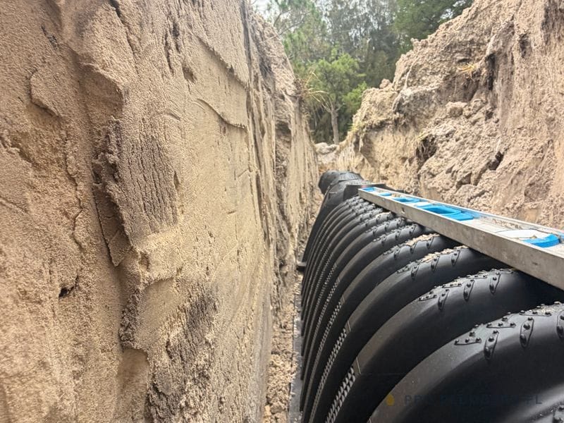Drainfield chamber installation — Land O' Lakes, FL