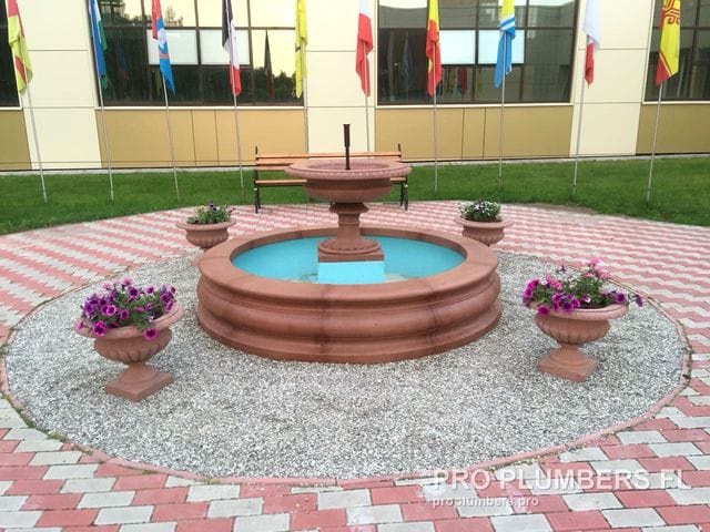 Tiered fountain — built abroad, portfolio