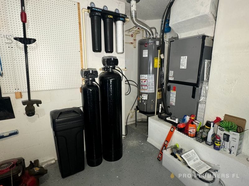 Whole-home water treatment: 3-stage filtration and softeners — Tampa, FL