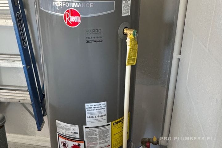 Gas water heater replacement — Riverview, FL